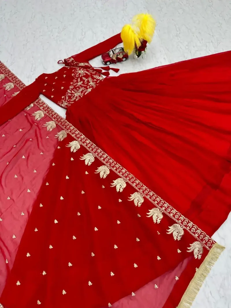 Heavy Sequence Embroidery Work Designer Gown for Party