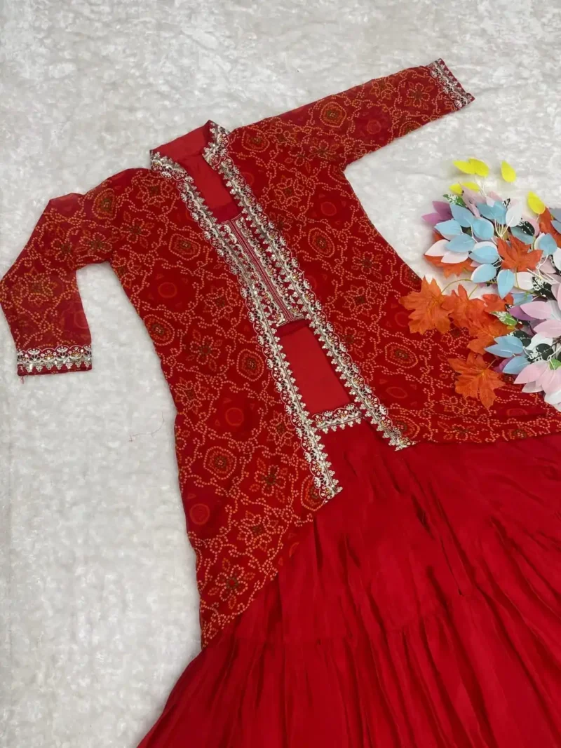 Heavy Thread Embroidery Work Designer Lehenga with Shrug