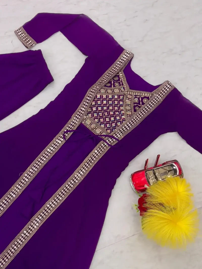 Indo Wester Style Choli with Palazzo and Shrug