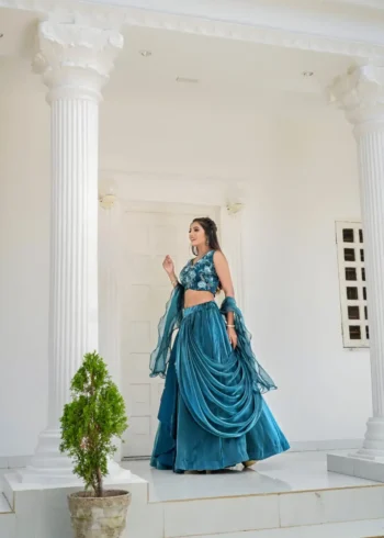Jimmy Choo Heavy Embroidered Couple Lehenga and Kurta for Engagement
