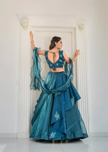 Jimmy Choo Heavy Embroidered Couple Lehenga and Kurta for Engagement