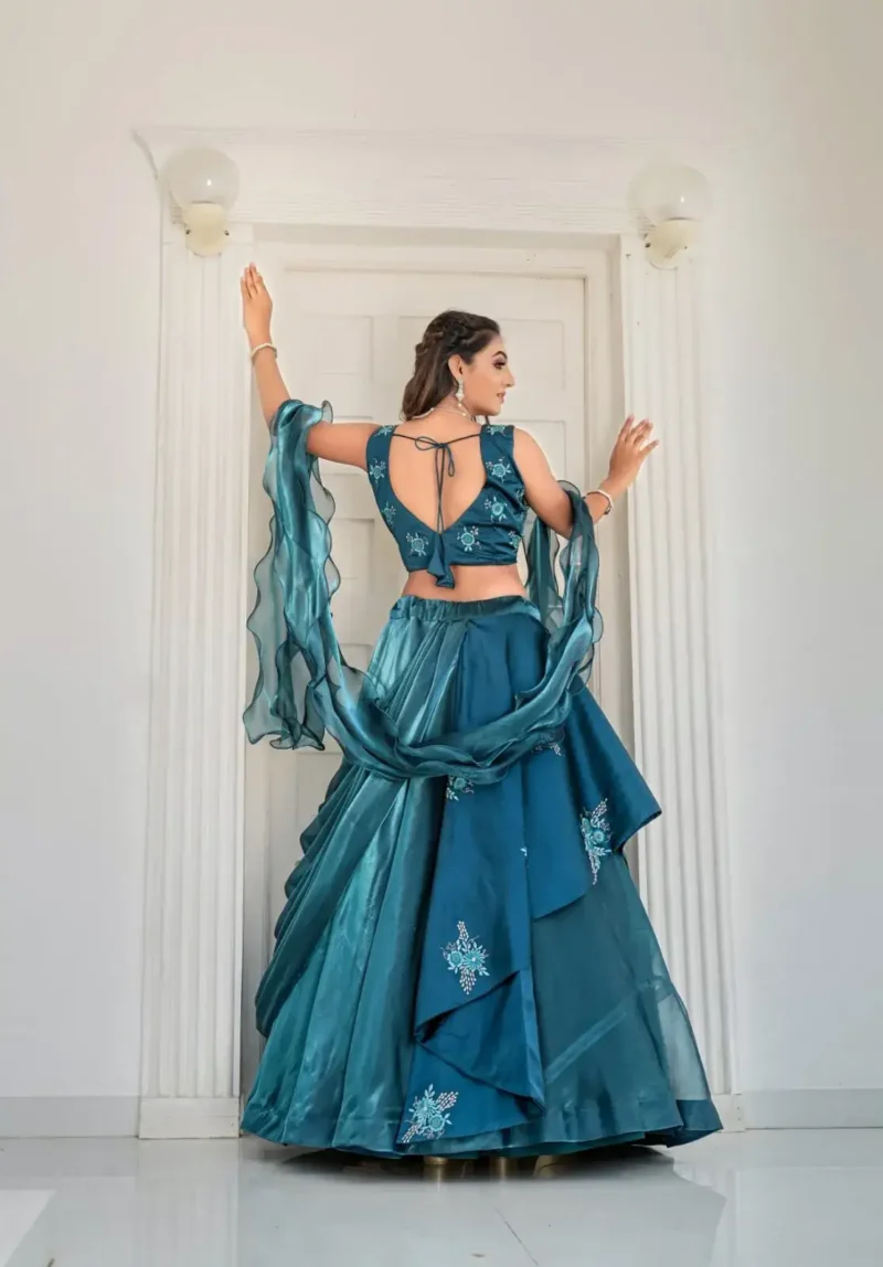 Jimmy Choo Heavy Embroidered Couple Lehenga and Kurta for Engagement