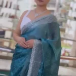 Jimmy Choo Sequins Zari Embroidered party Wear Wedding Saree