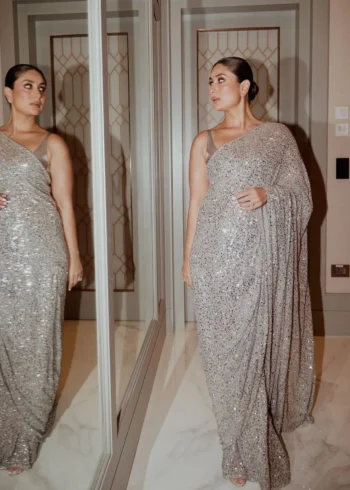 Kareen Kapoor Inspired Georgette Party Wear Saree