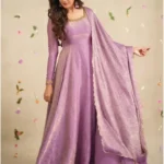 Premium Gold Crush Silk Hand Zardoshi Work Gown