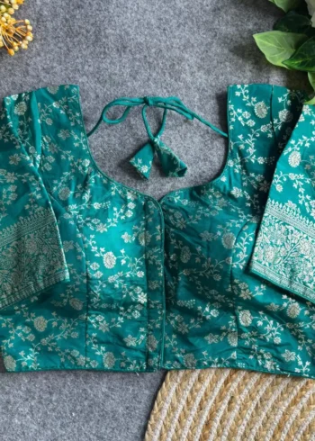 Pure Dola silk Blouse For Silk Saree