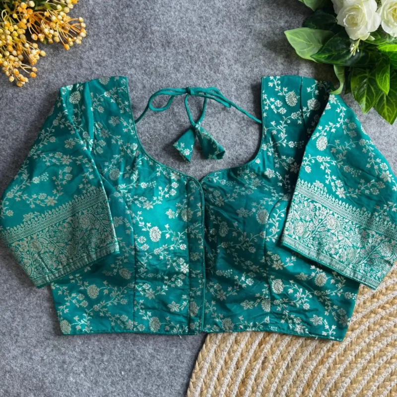 Pure Dola silk Blouse For Silk Saree