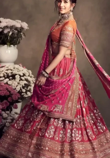 Radhika Merchant Ambani Inspired Bridal Lehenga Choli