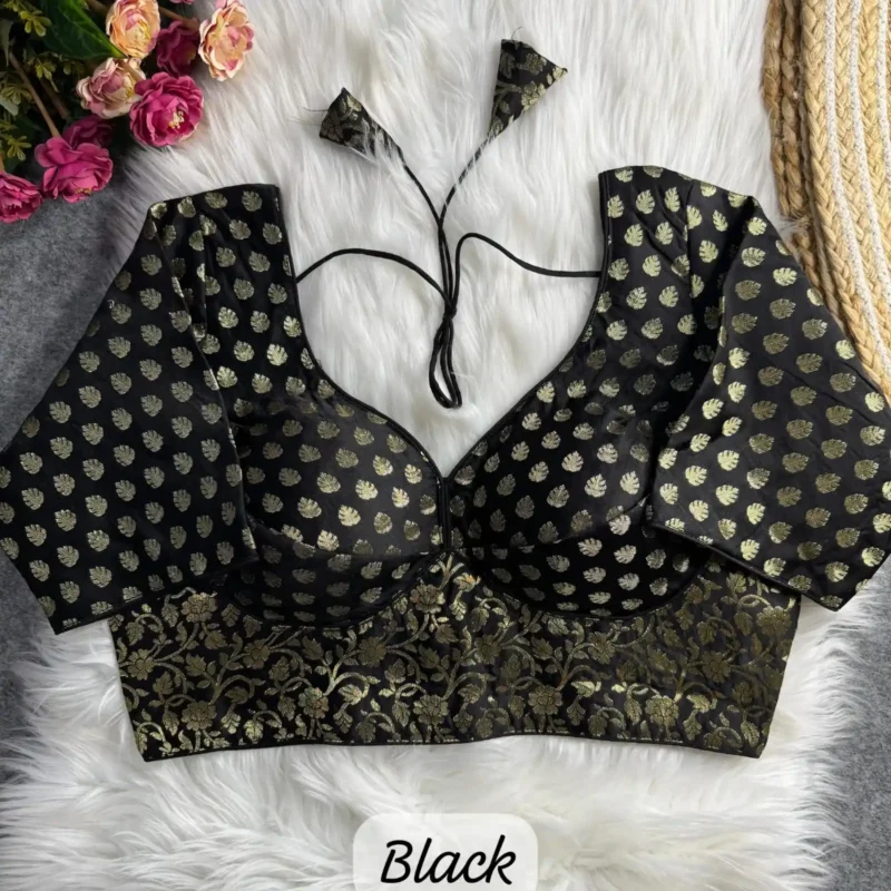 SABYASACHI STYLE PURE NYLON JACQUARD BLOUSE