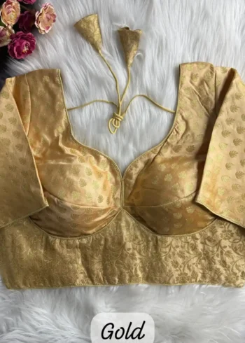 SABYASACHI STYLE PURE NYLON JACQUARD BLOUSE