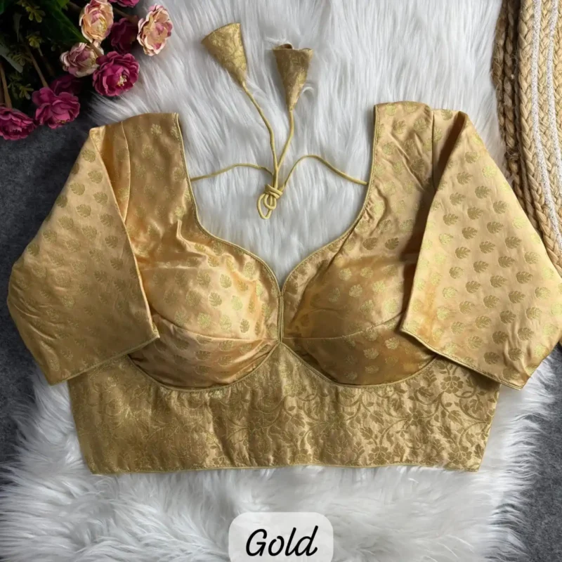 SABYASACHI STYLE PURE NYLON JACQUARD BLOUSE