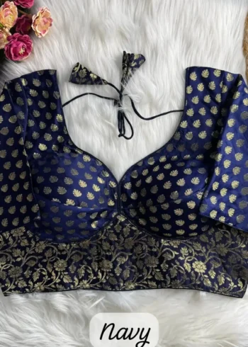 SABYASACHI STYLE PURE NYLON JACQUARD BLOUSE