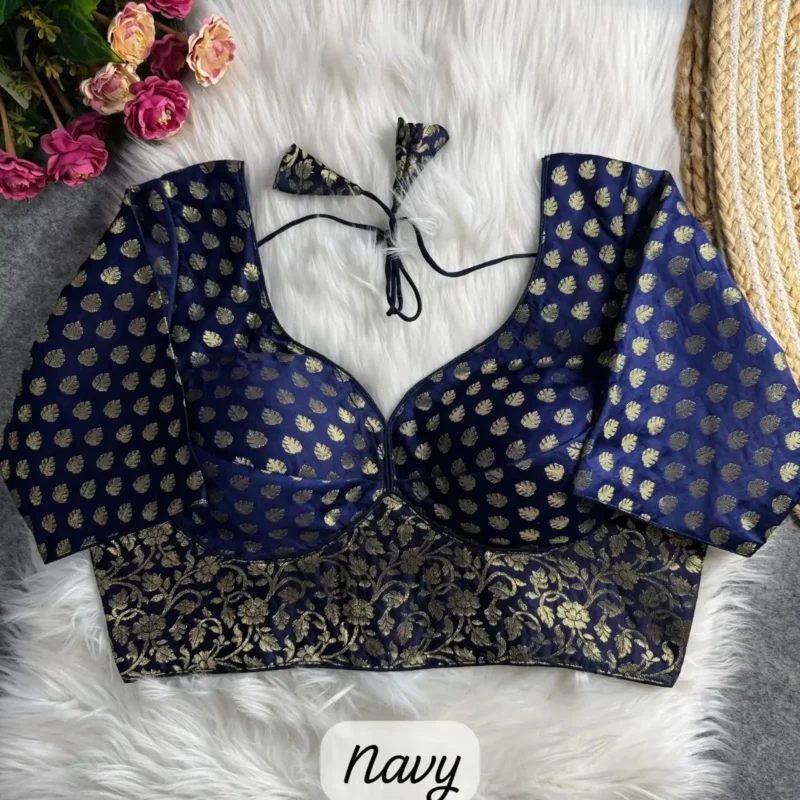 SABYASACHI STYLE PURE NYLON JACQUARD BLOUSE