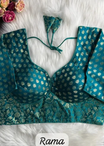 SABYASACHI STYLE PURE NYLON JACQUARD BLOUSE
