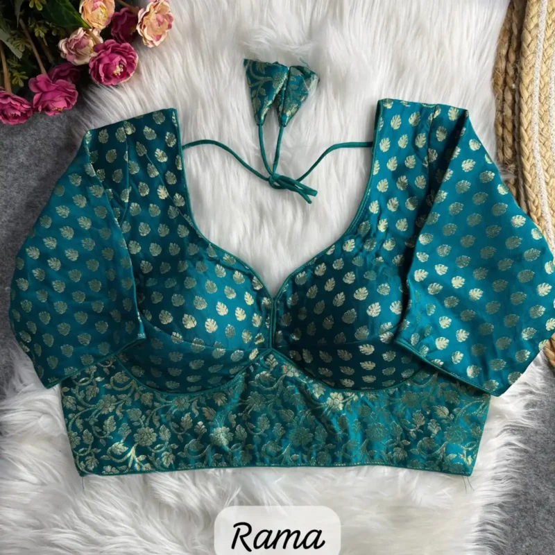 SABYASACHI STYLE PURE NYLON JACQUARD BLOUSE