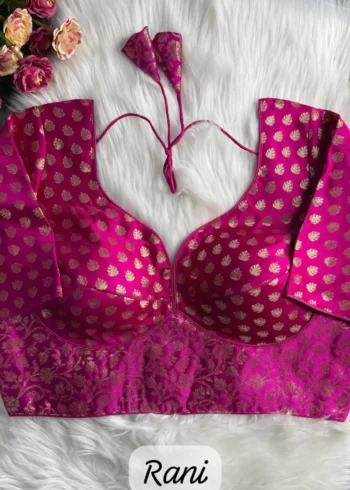 SABYASACHI STYLE PURE NYLON JACQUARD BLOUSE