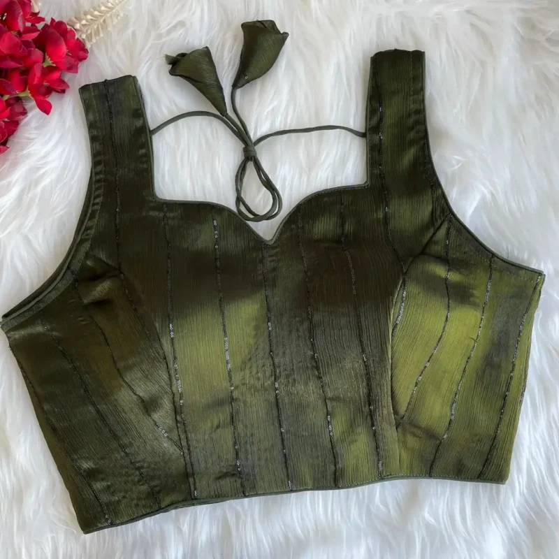 Two Tone Jimmy Choo Shining Bollywood blouse