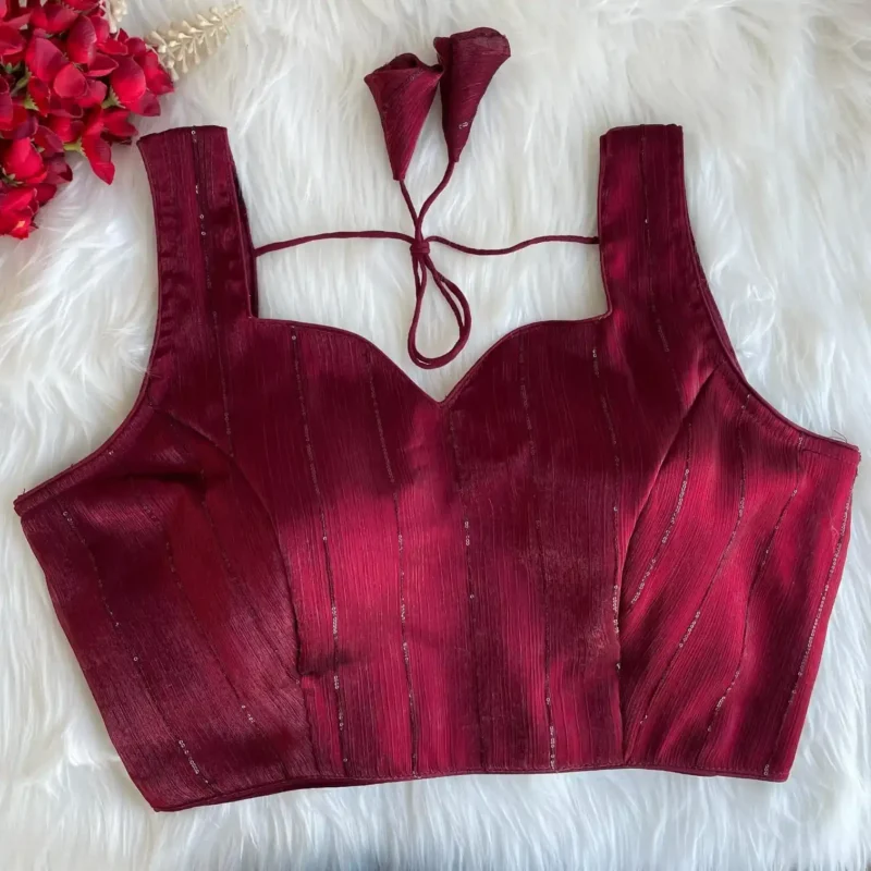 Two Tone Jimmy Choo Shining Bollywood blouse