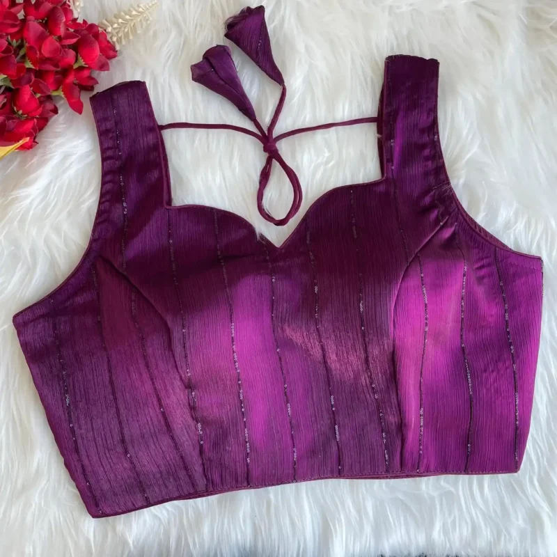 Two Tone Jimmy Choo Shining Bollywood blouse