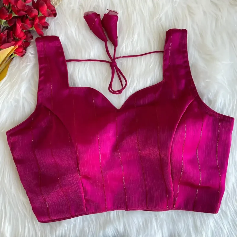 Two Tone Jimmy Choo Shining Bollywood blouse
