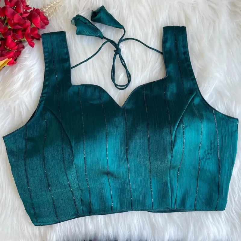 Two Tone Jimmy Choo Shining Bollywood blouse