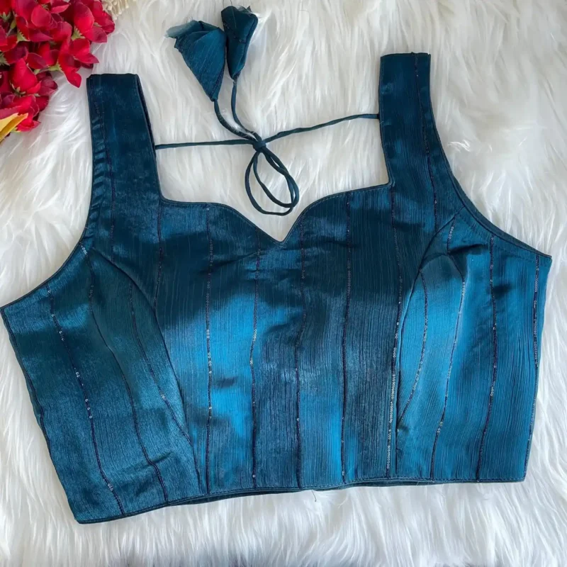 Two Tone Jimmy Choo Shining Bollywood blouse
