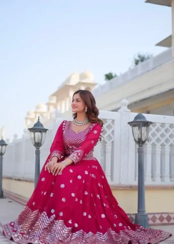 Wedding Wear Heavy Embroidered Designer Lehenga Choli