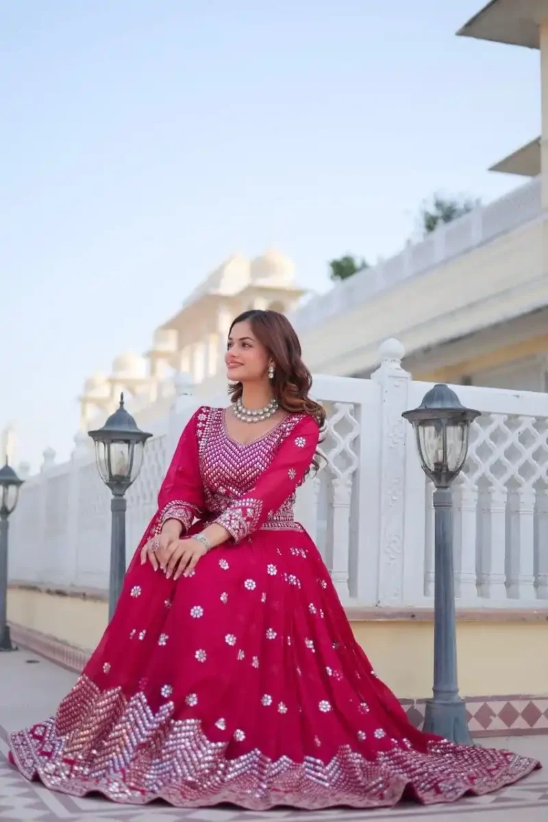 Wedding Wear Heavy Embroidered Designer Lehenga Choli