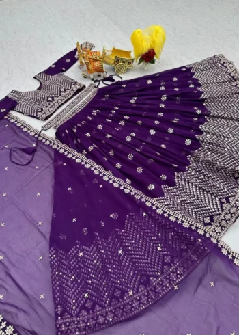 Wedding Wear Heavy Embroidered Designer Lehenga Choli