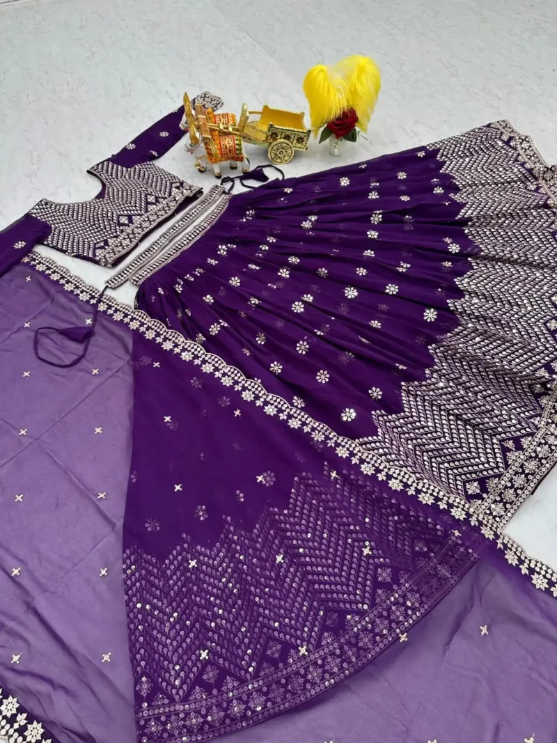Wedding Wear Heavy Embroidered Designer Lehenga Choli