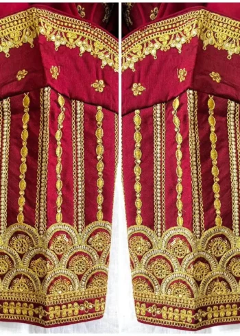 Zari Thread Hand Work Heavy Soft Silk Blouse