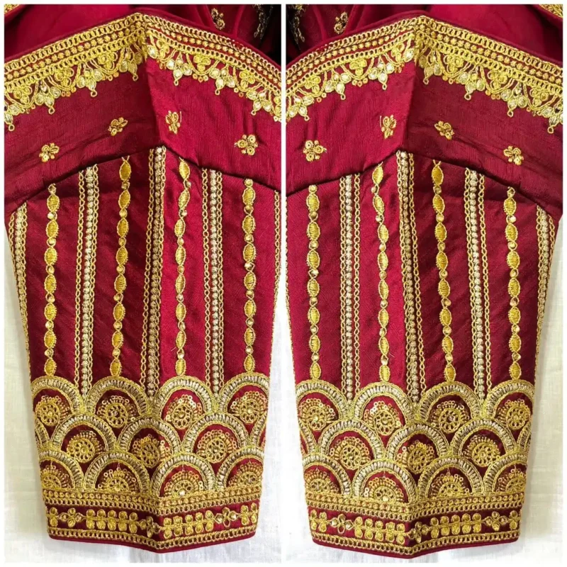 Zari Thread Hand Work Heavy Soft Silk Blouse