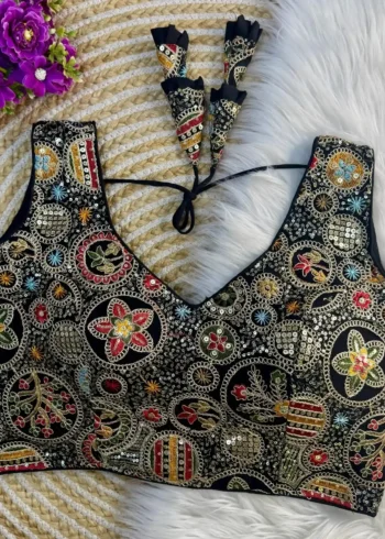 Bollywood Style Heavy Codding Work Partywear Blouse