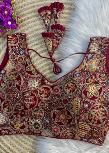 Bollywood Style Heavy Codding Work Partywear Blouse