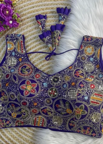 Bollywood Style Heavy Codding Work Partywear Blouse