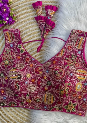 Bollywood Style Heavy Codding Work Partywear Blouse