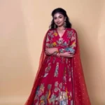 Cotton Digital Kalamkari Printed Designer Gown