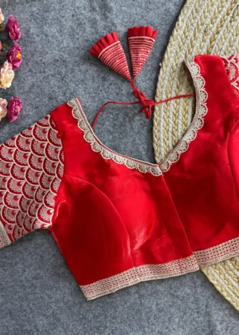 Cotton Thread Work Zimichoo Fabric Blouse
