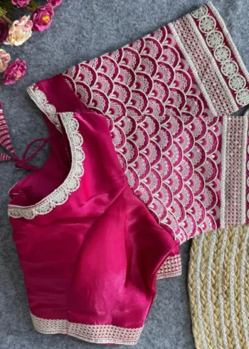 Cotton Thread Work Zimichoo Fabric Blouse