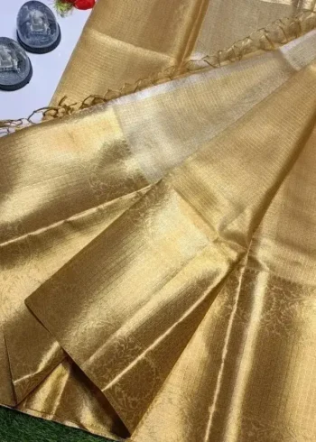 Golden Rich Pallu Jacquard Work Soft Kota Silk Saree