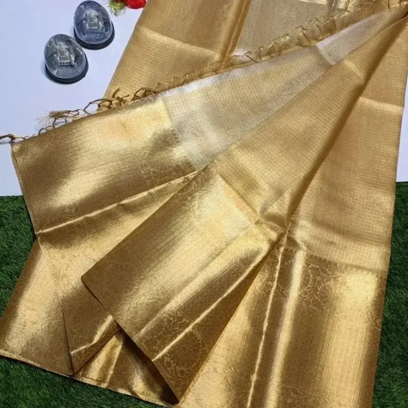 Golden Rich Pallu Jacquard Work Soft Kota Silk Saree