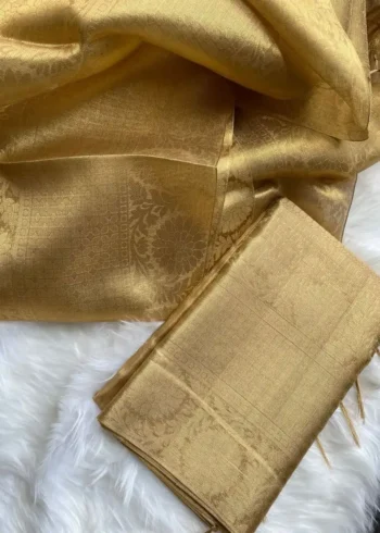 Golden Rich Pallu Jacquard Work Soft Kota Silk Saree