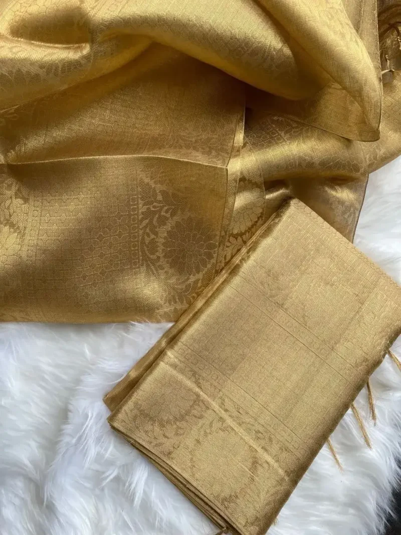 Golden Rich Pallu Jacquard Work Soft Kota Silk Saree