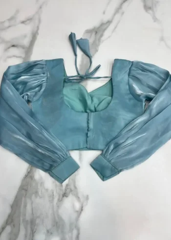 Jimmy Choo Organza Ready to Wear Designer Ruffle Saree