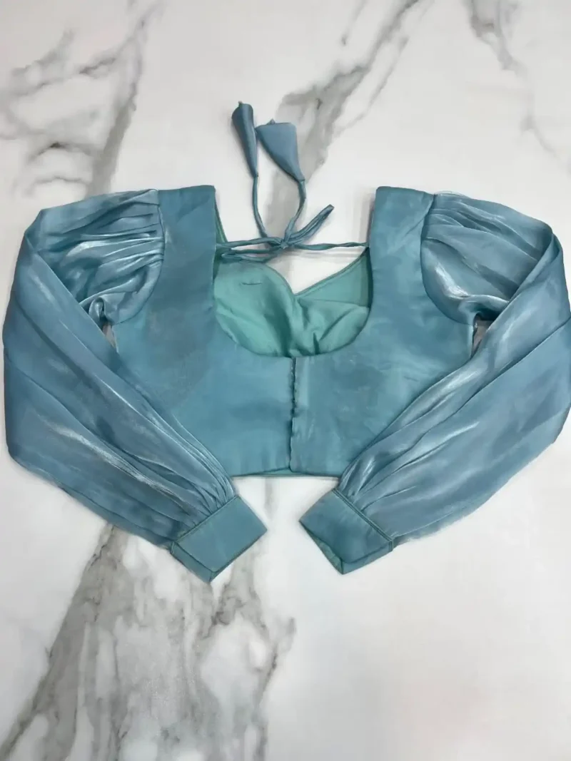 Jimmy Choo Organza Ready to Wear Designer Ruffle Saree