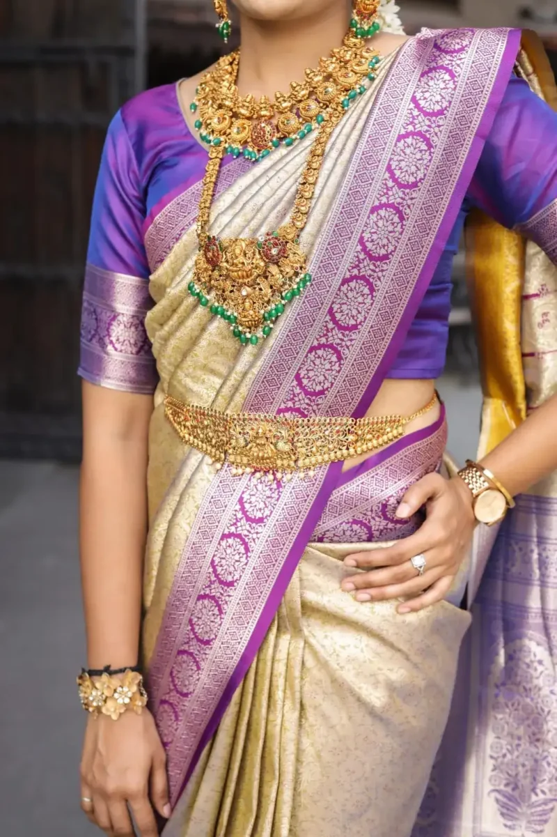 Pure Soft Silk Designer Saree for Wedding