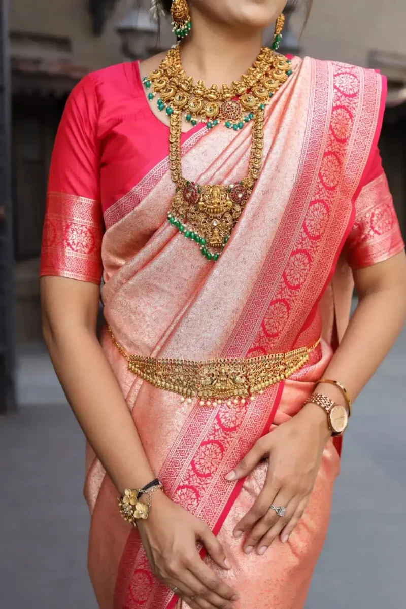 Pure Soft Silk Designer Saree for Wedding