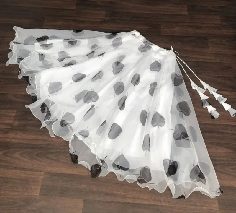 Readymade Organza Lehenga with Rich Foil & Digital Print
