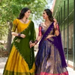 Zari Weaving Work Kanjivaram South Indian Wedding Lehenga