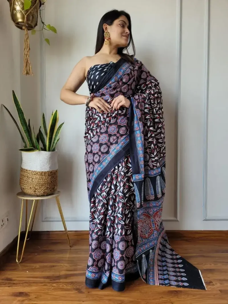 batik-printed-linen-cotton-silk-sarees